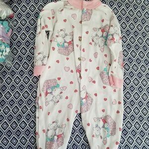 Honors Infant Size Large Footed Pajamas Zip Sleepwear One-Piece Cozy